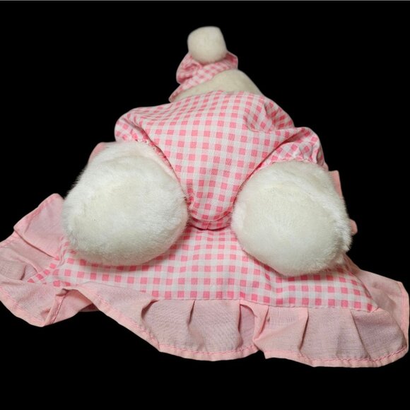 Goffa Teddy Bear Pink PJ Bedtime Baby Pillow Laying Plush Soft Prayer WORKS - Picture 5 of 10